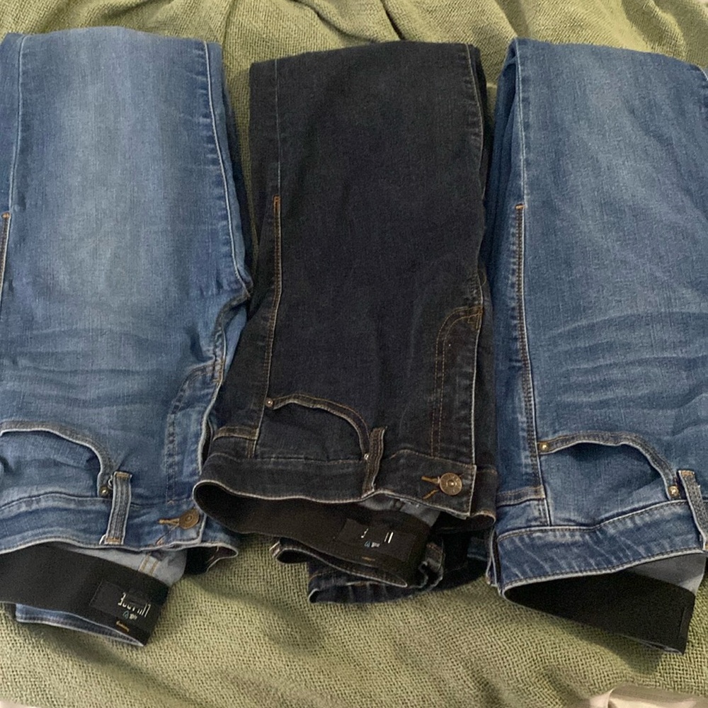 3 Pairs of LuLaRoe Denim Jeans Size 28 Waist EUC